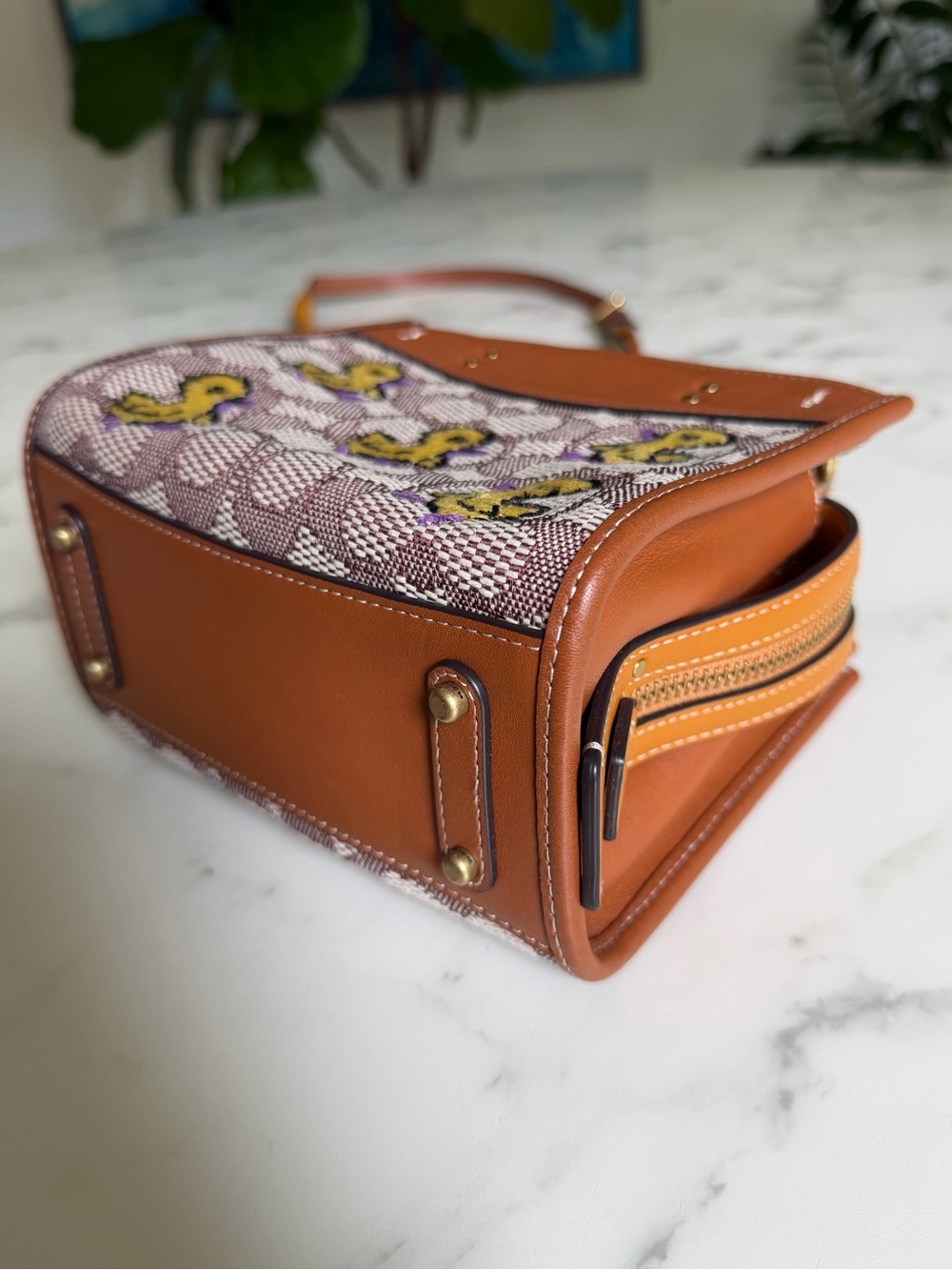 Coach Rogue 17 In Signature Textile Jacquard With Duck Motif C6164 Crossbody Bag - Picture 8 of 15
